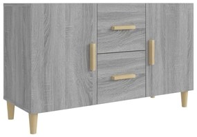 vidaXL Μπουφές Γκρι Sonoma 100 x 36 x 60 εκ. από Επεξεργασμένο Ξύλο