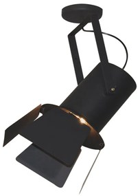 Φωτιστικό Οροφής Spot HL-3600-1L-C 77-4284 Arlen Black  Homelighting Metal