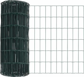 vidaXL Ευρωπαϊκός Φράκτης με Ακίδες 25 x 0,8 m PVC-Επικαλυμμένο Ατσάλι