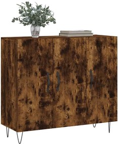 vidaXL Ντουλάπι Καπνιστή Δρυς 90x34x80 εκ. Επεξεργασμένο Ξύλο