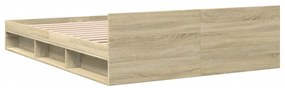 vidaXL Πλαίσιο Κρεβατιού με συρτάρια Sonoma Δρυς 140x200εκ. Επεξ. Ξύλο