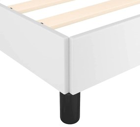 vidaXL Σκελετός Κρεβατιού με Κεφαλάρι Χωρίς Στρώμα Λευκό 120x200 εκ.
