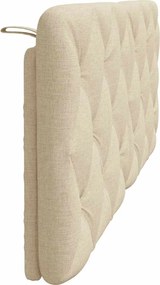 vidaXL Μαξιλάρι για Κεφαλάρι Κρεμ 120 εκ. Υφασμάτινο