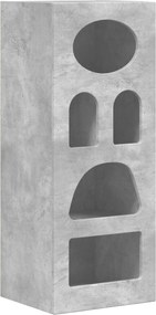 vidaXL Πλαϊνό γραφείο Σκυρόδεμα Γκρι 40 x 35 x 100,5 εκ