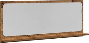 vidaXL Επιτραπέζιο Καθρέφτη Παλαιό ξύλο 90 x 10,5 x 37 cm