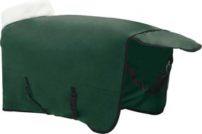 vidaXL Σαμάρι Ίππου Σκούρο πράσινο 155 cm Πολικές φλις