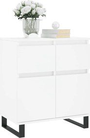 vidaXL Συρταριέρα Λευκή 60 x 35 x 70 εκ. από Επεξεργασμένο Ξύλο