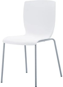 Καρέκλα Mio, Λευκό 47x50x80 εκ, Genomax Genom1219921018