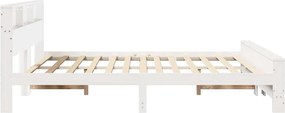 vidaXL Σκελετός Κρεβατιού Λευκό 180 x 200 cm Επεξεργασμένο ξύλο