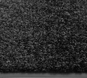 vidaXL Πατάκι Εισόδου Πλενόμενο Μαύρο 40 x 60 εκ.