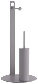 Βάση Χαρτιού Επιδαπέδια & Πιγκάλ 4-400-163 28x60cm Matte Concrete Grey Pam&Co Stainless Steel