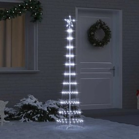 vidaXL LED Χριστουγεννιάτικο Δέντρο Ψυχρό λευκό 138.5 x 138.5 x 399 εκ