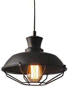 Φωτιστικό Οροφής Μονόφωτο Aca Angela KS1463P1BK Black