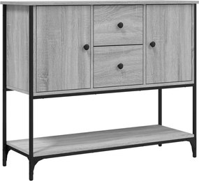 vidaXL Ντουλάπι Γκρι Sonoma 100x36x85 εκ. από Επεξεργασμένο Ξύλο
