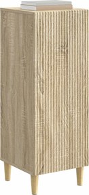 vidaXL Πλαϊνό γραφείο Sonoma Δρυς 33 x 34,5 x 90 εκ Επεξεργασμένο Ξύλο