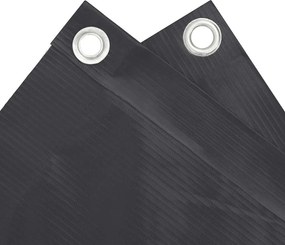 vidaXL Περίφραξη Μπαλκονιού Προστατευτική Ανθρακί 500x90 εκ. από PVC