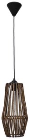 Φωτιστικό Οροφής Geo-D 31-1350 1/Ε27 Φ15x100cm Brown Heronia Bamboo