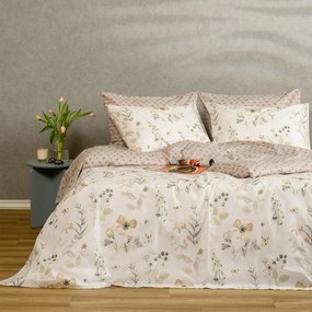 Σετ Σεντόνια Polycotton Μονά Με Λάστιχο 100x200+32εκ. Dolores Ash Casual Line Melinen 20004674