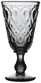 Ποτήρι Κρασιού Lyonnais 631710 Φ8,5x16,5cm 230ml Black La Rochere Glass