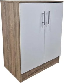 Παπουτσοθήκη-ντουλάπι Souken pakoworld 6 ζευγών λευκό-sonoma 60x40x80εκ
