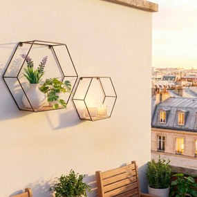 Ράφια Max Home Σίδερο Ξύλο MDF 29 X 26 X 10 CM (x6)