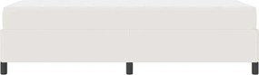 vidaXL Σκελετός Κρεβατιού με στρώμα Κρεμ 90 x 190 cm ύφασμα