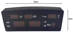 Ψηφιακό Ρoλόι 908-1 - LED Digital Clock 908-1