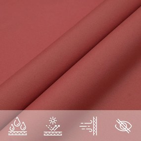 Πανί Σκίασης Ορθογώνιο Τερακότα 3,5 x 5 μ. από Ύφασμα Oxford 135380