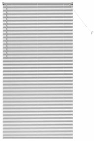 vidaXL Ρολό Παραθύρου με κουρτίνες Άλλο Ασημί 120 x 220 cm Αλουμίνιο