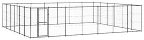 vidaXL Κλουβί Σκύλου Εξωτερικού Χώρου 50,82 μ² από Ατσάλι