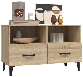 vidaXL Έπιπλο Τηλεόρασης Sonoma Δρυς 80x36x50 εκ. Επεξεργασμένο Ξύλο