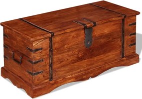 vidaXL Μπαούλο Αποθήκευσης από Μασίφ Ξύλο