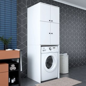 Ντουλάπι Πλυντηρίου Λευκό FECROIS 65x62.5x193.6