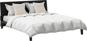 vidaXL Σετ Παπλωμάτων με μαξιλάρι 3 pcs Λευκό Φτέρος