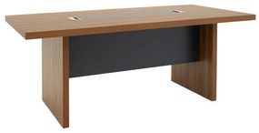 Conference table Oscar walnut-anthracite 200x100x76cm 200x100x76 εκ.