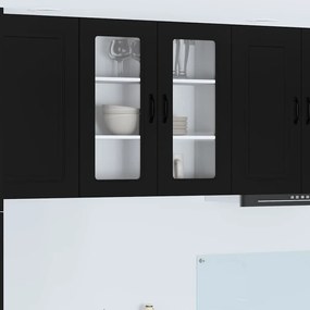 Ντουλάπα Κουζίνας Μαύρο 80 x 31 x 80 εκ. Επεξεργασμένο ξύλο