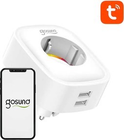 Smart plug WiFi Gosund SP112 2xUSB, Tuya