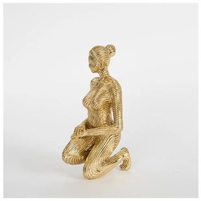 Διακοσμητικό Γλυπτό Γυναίκα Χρυσό 12.5x6x17.5cm 752-27071 Estheti-752-27071-Χρυσό 752-27071