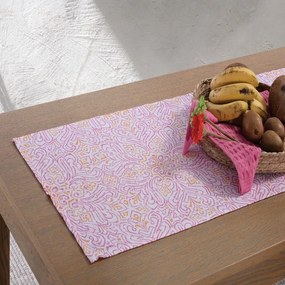 Runner Roman Fuchsia Nef-Nef 45Χ140 Cotton-Polyester