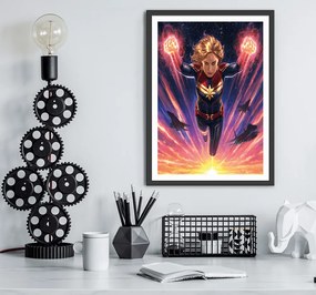 Πόστερ &amp;  Κάδρο Captain Marvel MV034 40x50cm  Εκτύπωση Πόστερ (χωρίς κάδρο)