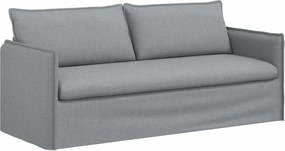 vidaXL Καναπές Ανοιχτό γκρι