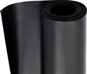 vidaXL Μάτ δαπέδου Μαύρο 1,2 x 2 μ Λάστιχο