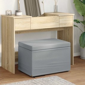 VidaXL Σκαμνί Ανοιχτό γκρι 61 x 41 x 40 εκ