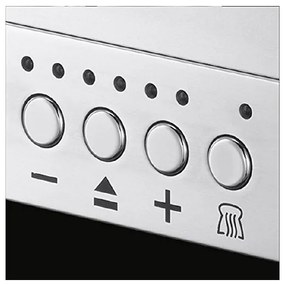 Τοστιέρα Elegance της Russell Hobbs 23380-56, 1420W, 2 φιλέτα, 6 μοίρες, Lift & Look, Inox/μαύρο
