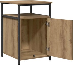 vidaXL Κομοδίνο artisan δρυς Επεξεργασμένο ξύλο