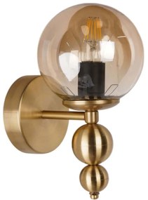 Φωτιστικό Τοίχου - Απλίκα 534LUN6823 15x18x30cm 1xE27 40W Honey-Gold Opviq