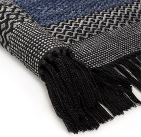 Χαλί All Season (140x200) Βιοκαρπέτ Barito BAR-01 Blue Black