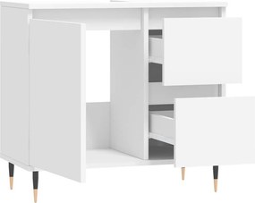 vidaXL Ντουλάπι Μπάνιου Λευκό 65 x 33 x 60 εκ. από Επεξεργασμένο Ξύλο