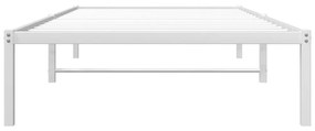 vidaXL Πλαίσιο Κρεβατιού Λευκό 100 x 200 εκ. Μεταλλικό