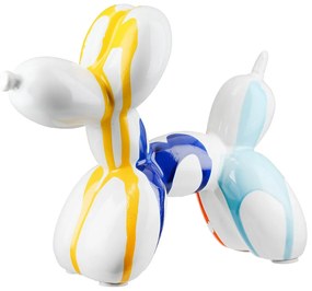 Φιγούρα Σκύλος 'Colori' Balloon Dog Κεραμικό Πολύχρωμο/Λευκό 7.5x18.5x15cm-05161259